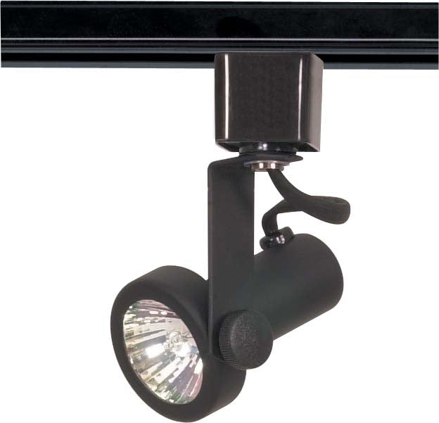 Nuvo TH322 Black 1 Light - MR16 - 120V Track Head - Gimbal Ring