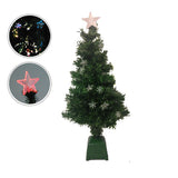 Holiday Essence V/4423 3FT 12 Stars Canadian Pine Multi-Color Lit Fiber Optic Christmas Tree