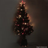 Holiday Essence V/4423 3FT 12 Stars Canadian Pine Multi-Color Lit Fiber Optic Christmas Tree - BulbAmerica