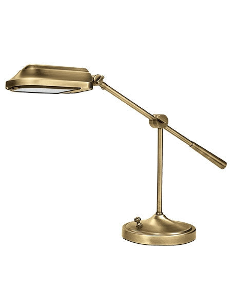 Verilux Heritage Deluxe Desk Lamp - Antique Brass