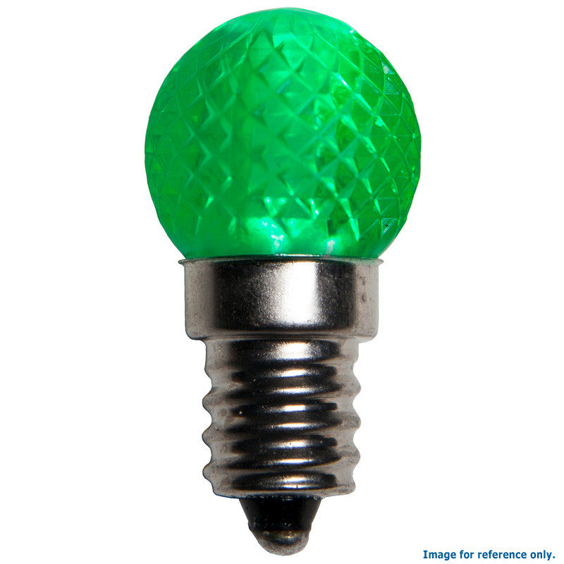G20 LED Christmas Lamp Green Light - 25 Bulbs
