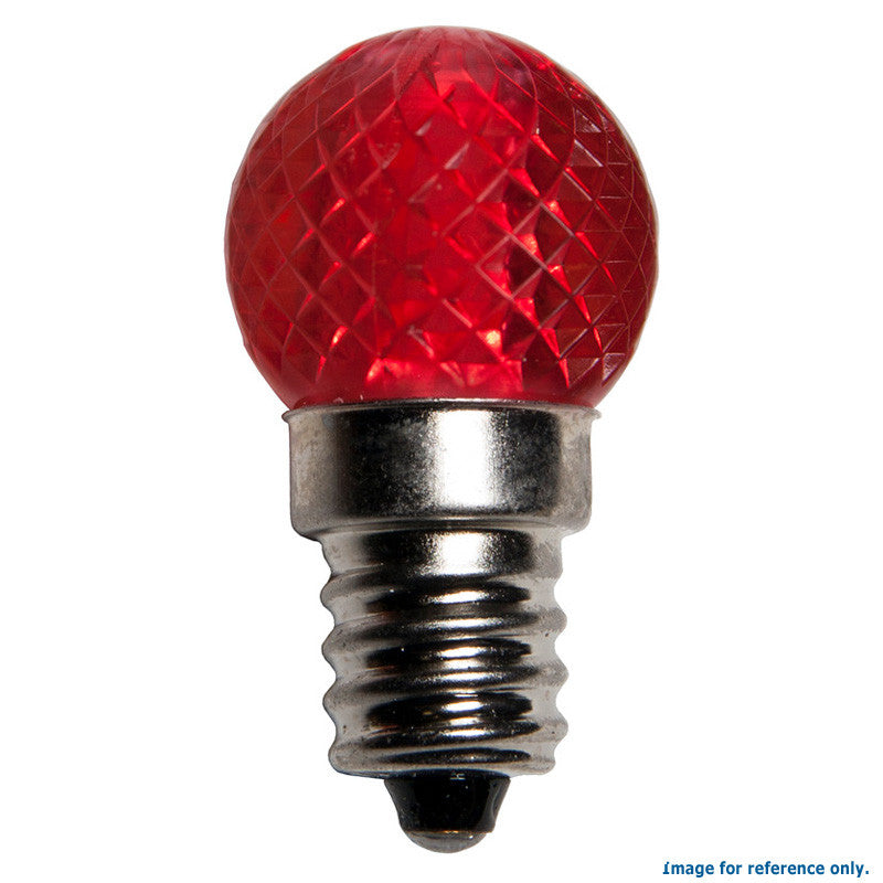 G20 LED Christmas Lamp Red Light - 25 Bulbs