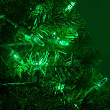 70 Green M5 LED Lights, Green Wire, 4" Spacing_4
