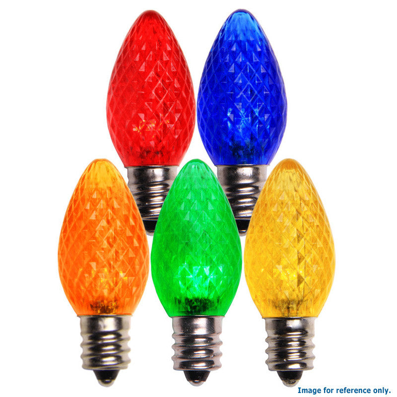 C7 LED Christmas Lamp Dimmable Multicolor Light - 25 Bulbs