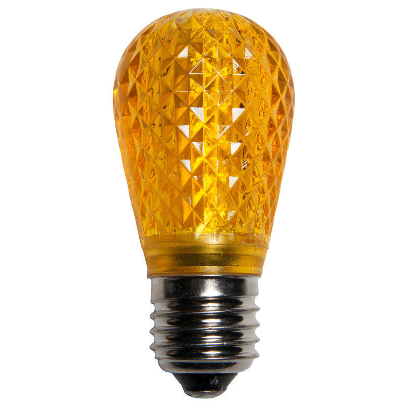 S14 LED Christmas Lamp Gold Light - 25 Bulbs