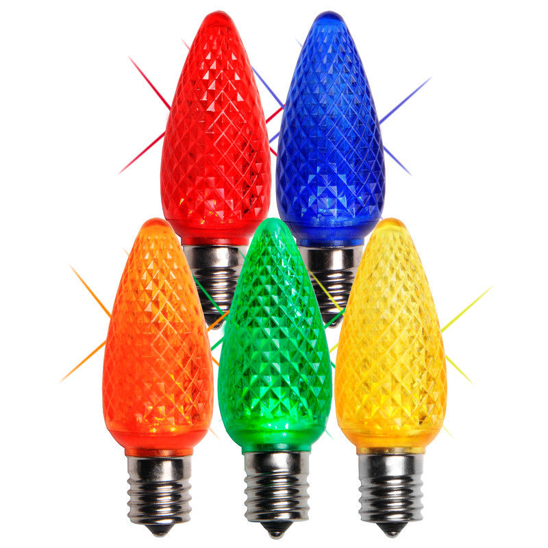 C9 LED Christmas Lamp Twinkle Multicolor Light - 25 Bulbs