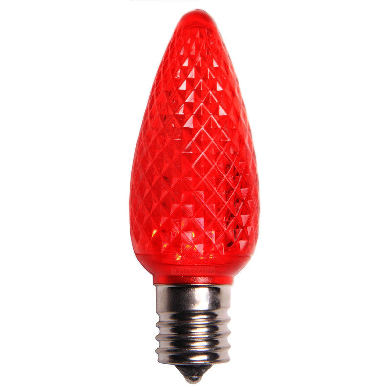 C9 LED Christmas Lamp Dimmable Red Light - 25 Bulbs