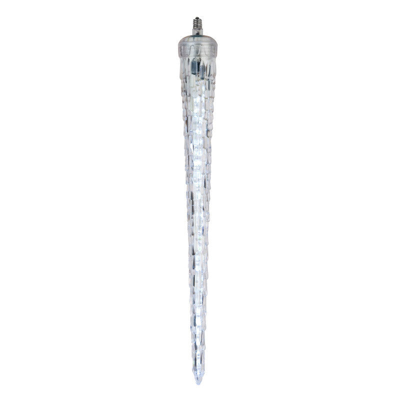 18 Inch C7 Falling Icicle Cool White Bulb