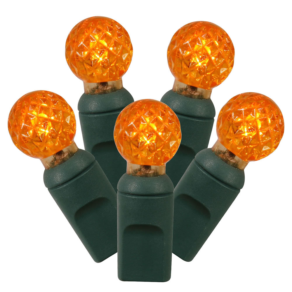50Lt Orange LED / Green Wire G12 EC Set 25'L