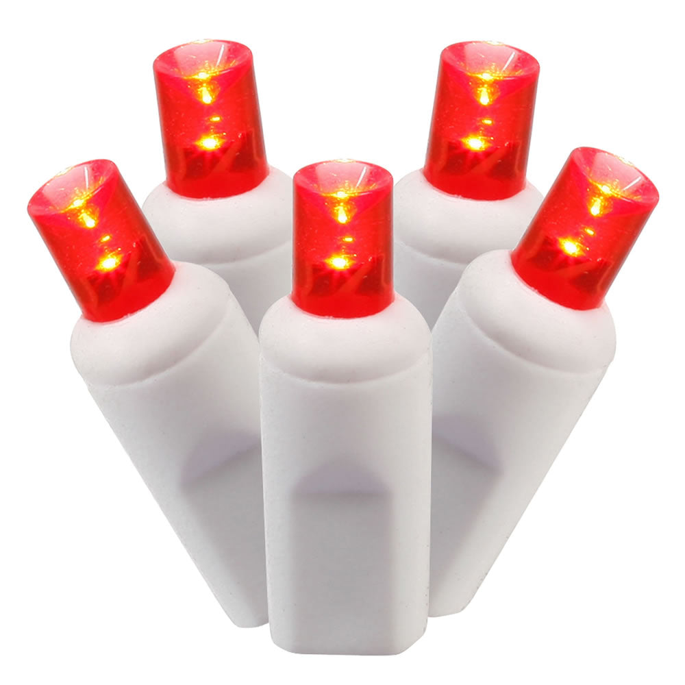 100Lt Red LED / White Wire WA EC Set 4 in x 34 ft.