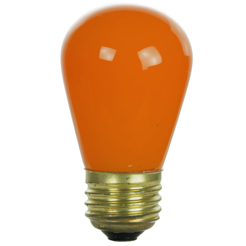Sunlite 11w S14 Sign Ceramic Orange 120v Medium Base Bulb
