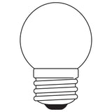 25Pk - Sunlite 7.5w S11 Colored Indicator Medium Base Ceramic Green Light Bulb - BulbAmerica