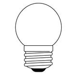 25Pk - Sunlite 7.5w S11 Colored Indicator Medium Base Ceramic Orange Light Bulb - BulbAmerica