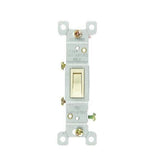 SUNLITE 12pcs IVORY ON/OFF SWITCH GROUNDED E506 Carded