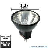 USHIO 35w 12v MR11 SP12 Black FG halogen lamp_1
