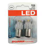 2-PK SYLVANIA 7528 LED Cool White Automotive Bulb - also fits 2057 & 2357