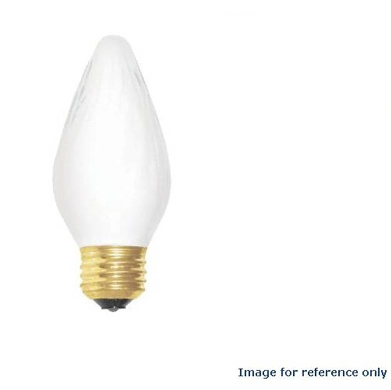 Sunlite 40w 120v E26 Medium Flame Twist White 34010-SU Light Bulb