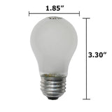 Philips 15w 120v A-Shape A15 E26 Frost Incandescent light bulb - BulbAmerica