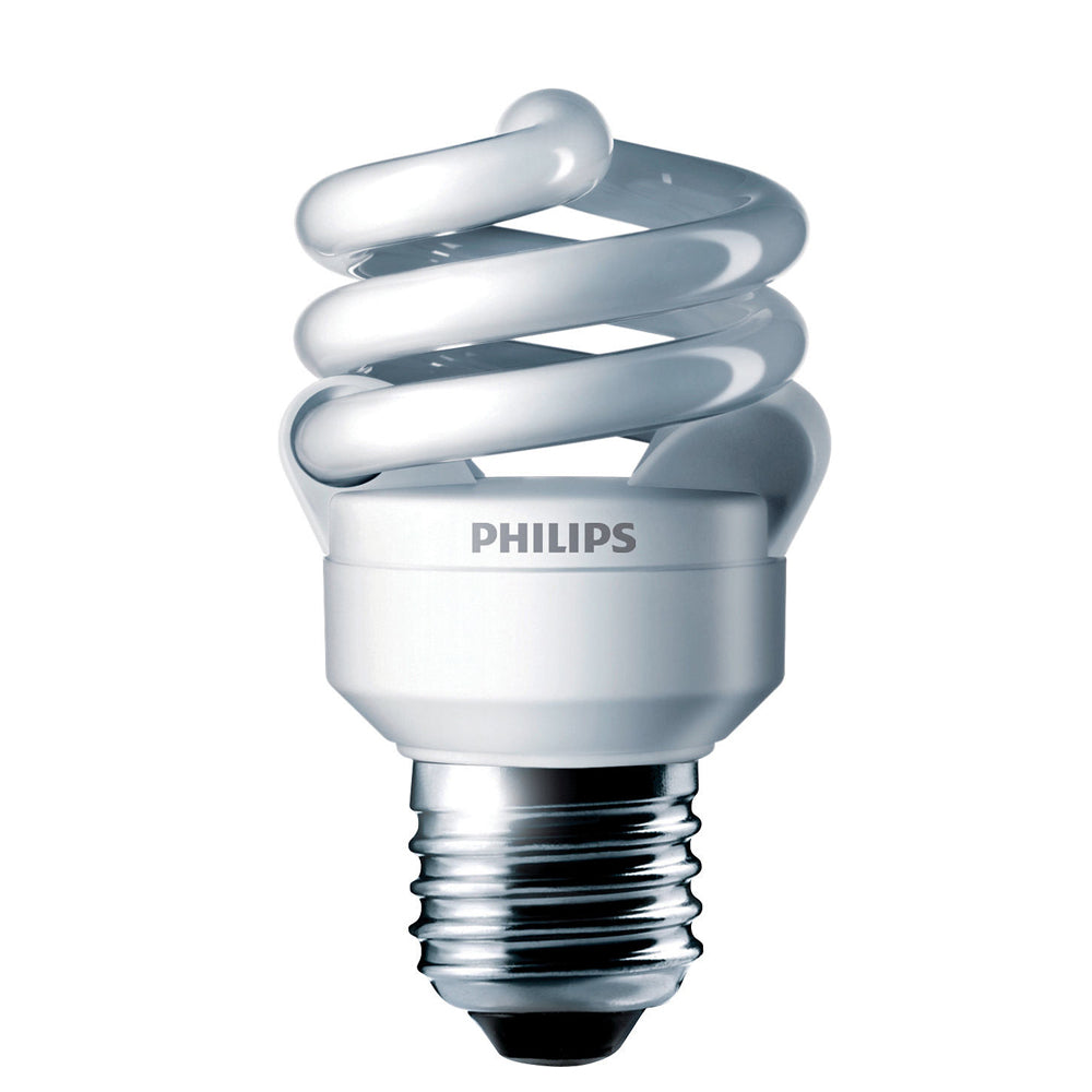 Philips 9w Mini Twist 2700k Warm White EL/mdT2 Fluorescent Light Bulb