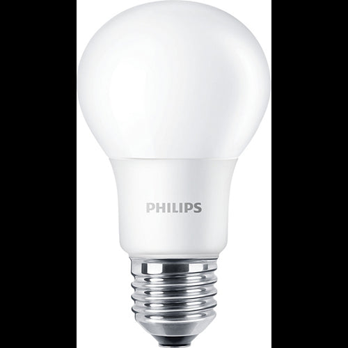 Philips 8W Non-Dimmable LED A19 Shape Frosted Finish Bulb - 60w equiv.
