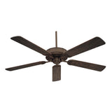 52 in. Oil-Rubbed Bronze Ceiling Fan with Alder Blades, Dual Mount