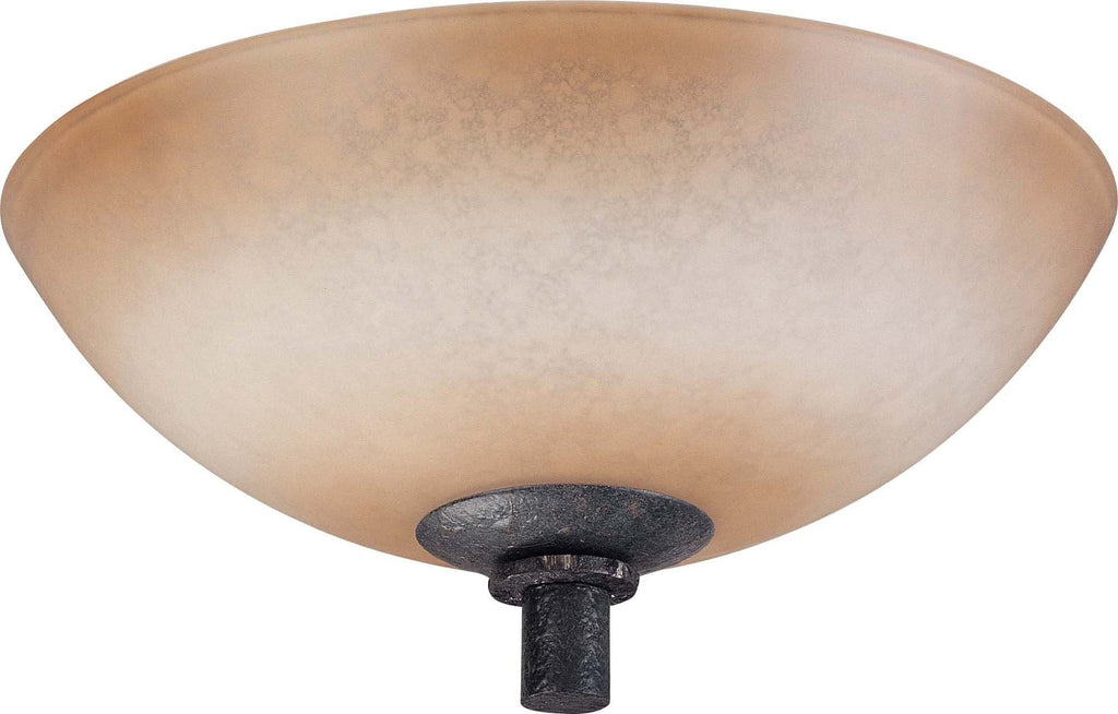 Nuvo Madison - 2 Light 13 inch Flush Dome w/ Toffee Crunch Glass