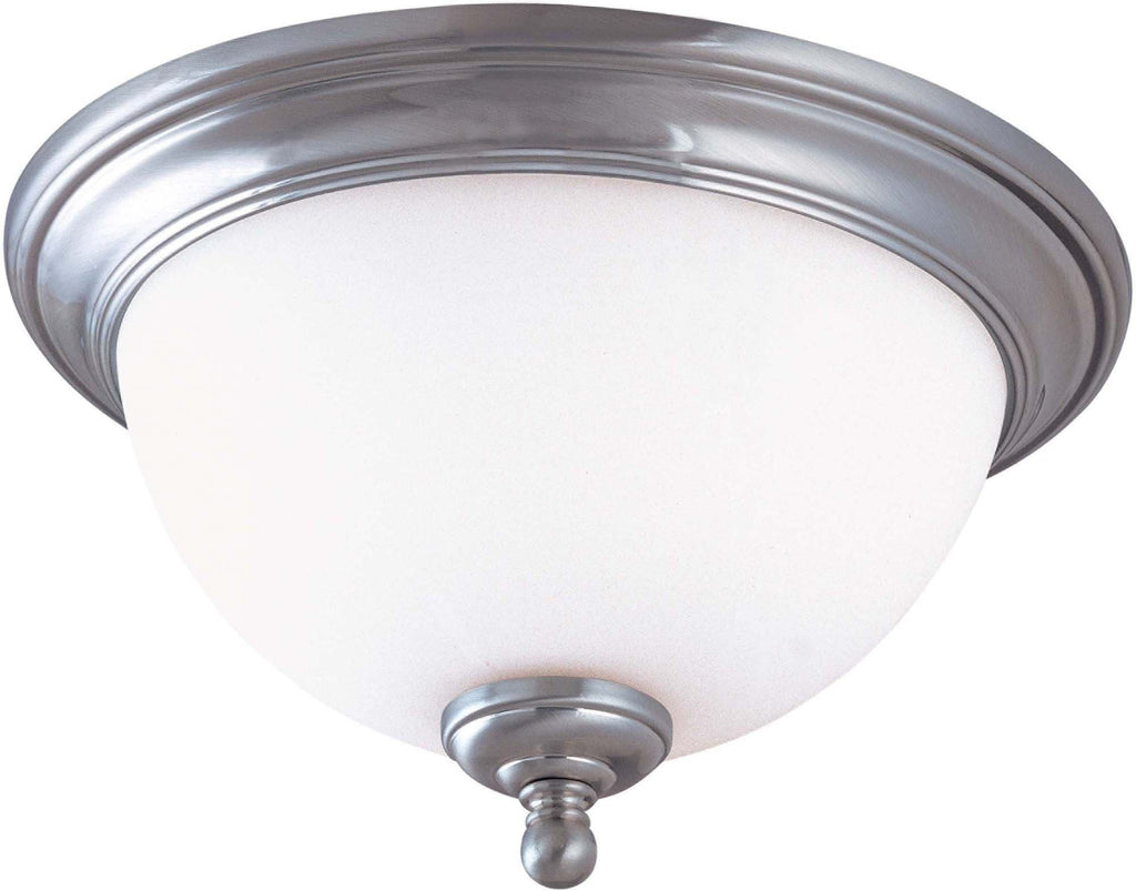 Nuvo Glenwood - 2 Light 13 inch Flush Dome w/ Satin White Glass