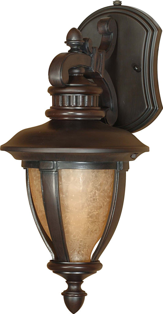 Nuvo Galeon ES - 1 Light Wall Lantern Arm Down w/ Tobago Glass - (Lamp Included)