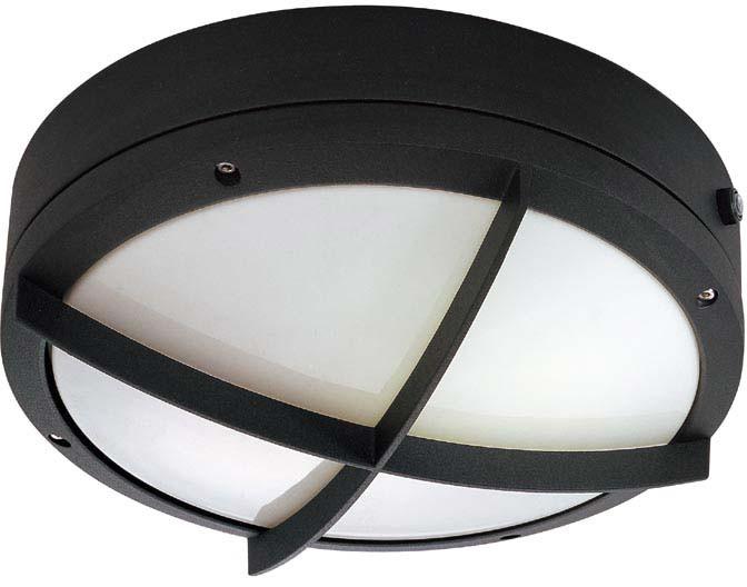 Nuvo Hudson ES  2 Light 13w GU24 10 in Round Wall Ceiling Fixture w/ Cross Grill