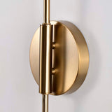 Trilby 2-Light Wall Sconce Matte Black with Burnished Brass_5