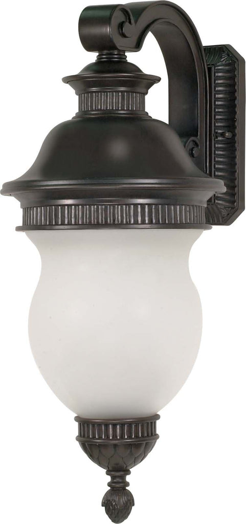 Nuvo Luxor - 3 Light - 27 inch - Wall Lantern - Arm Down w/ Satin Frost Glass