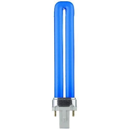 50PCs - SUNLITE 9W CF PL Quads Blue Color Light Bulb