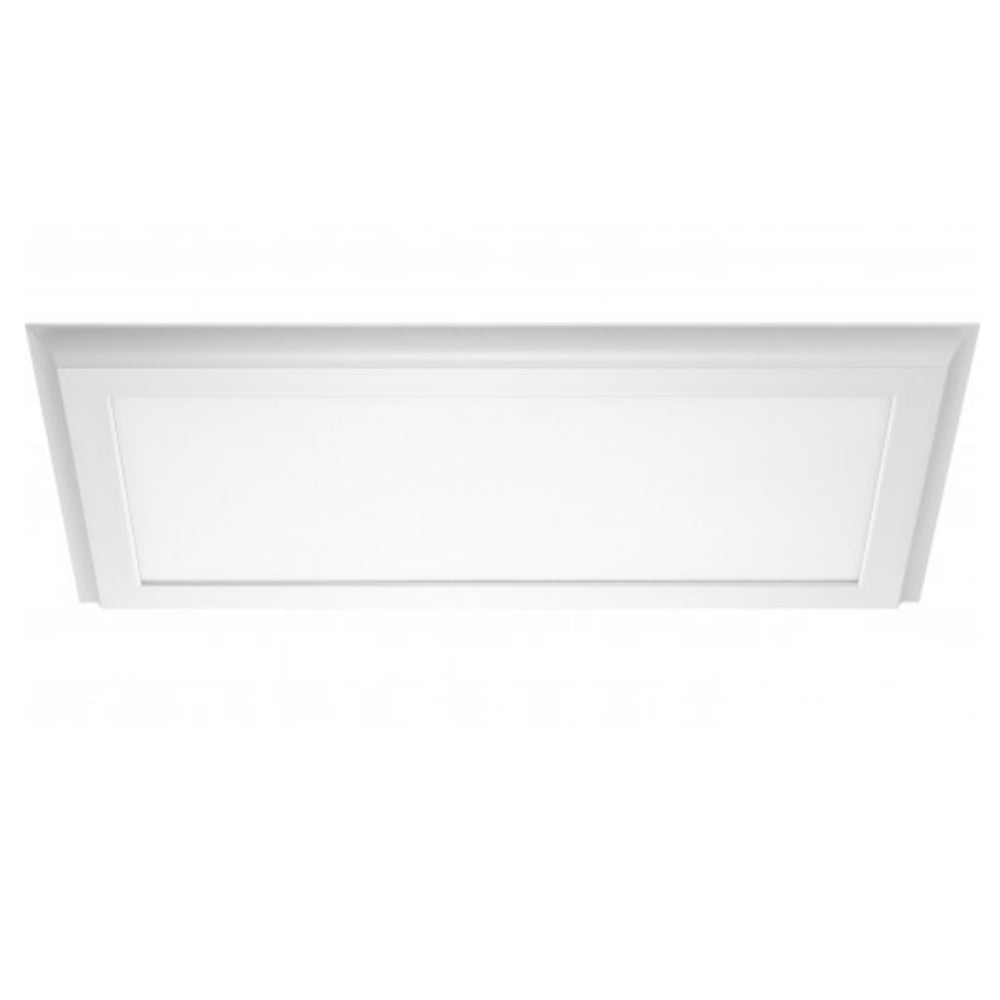 Nuvo Blink Plus 22w 12". x 25" Surface Mount LED Fixture in White Finish 4000k