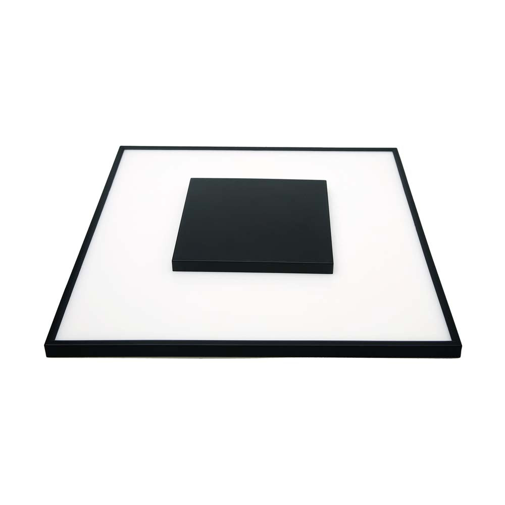 Nuvo 26w 13" Flush Mount LED Fixture Square Shape in Black Finish