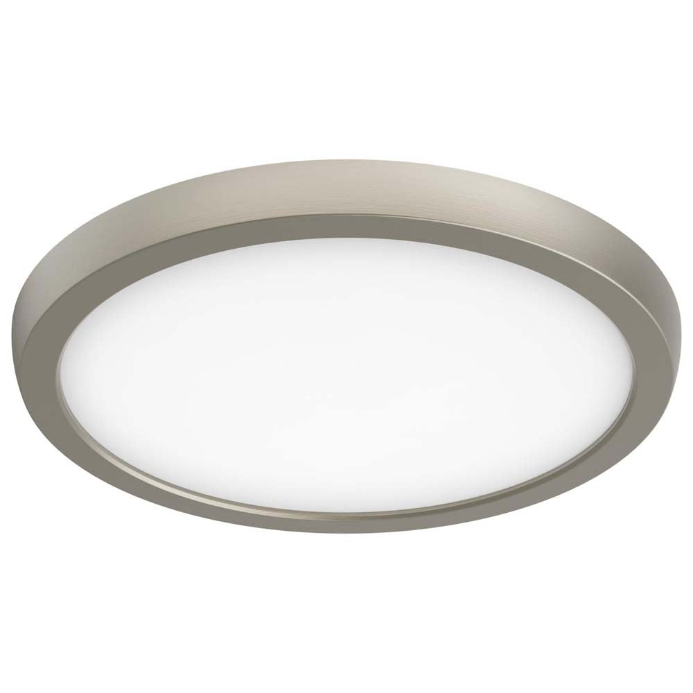 Blink - 13W 9-in LED Fixture CCT Selectable Round Shape Brushed Nickel Finish