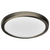 Blink - 13W 9-in LED Fixture CCT Selectable Round Shape Brushed Nickel Finish - BulbAmerica