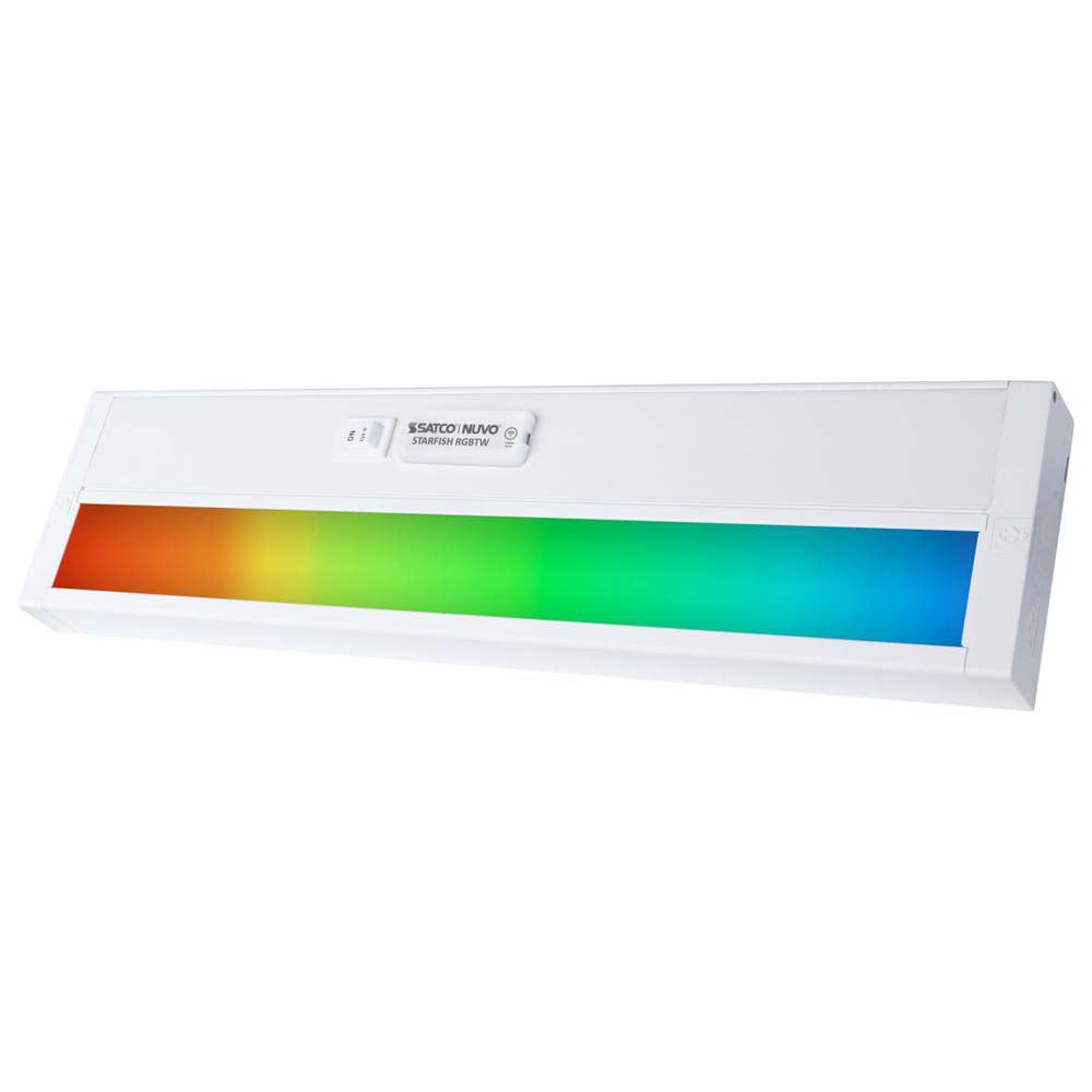 Wi-fi 14-in LED Smart Starfish RGB and Tunable White Finish Under Cabinet Light