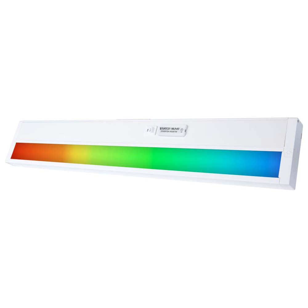 Wi-fi 22-in LED Smart Starfish RGB and Tunable White Finish Under Cabinet Light