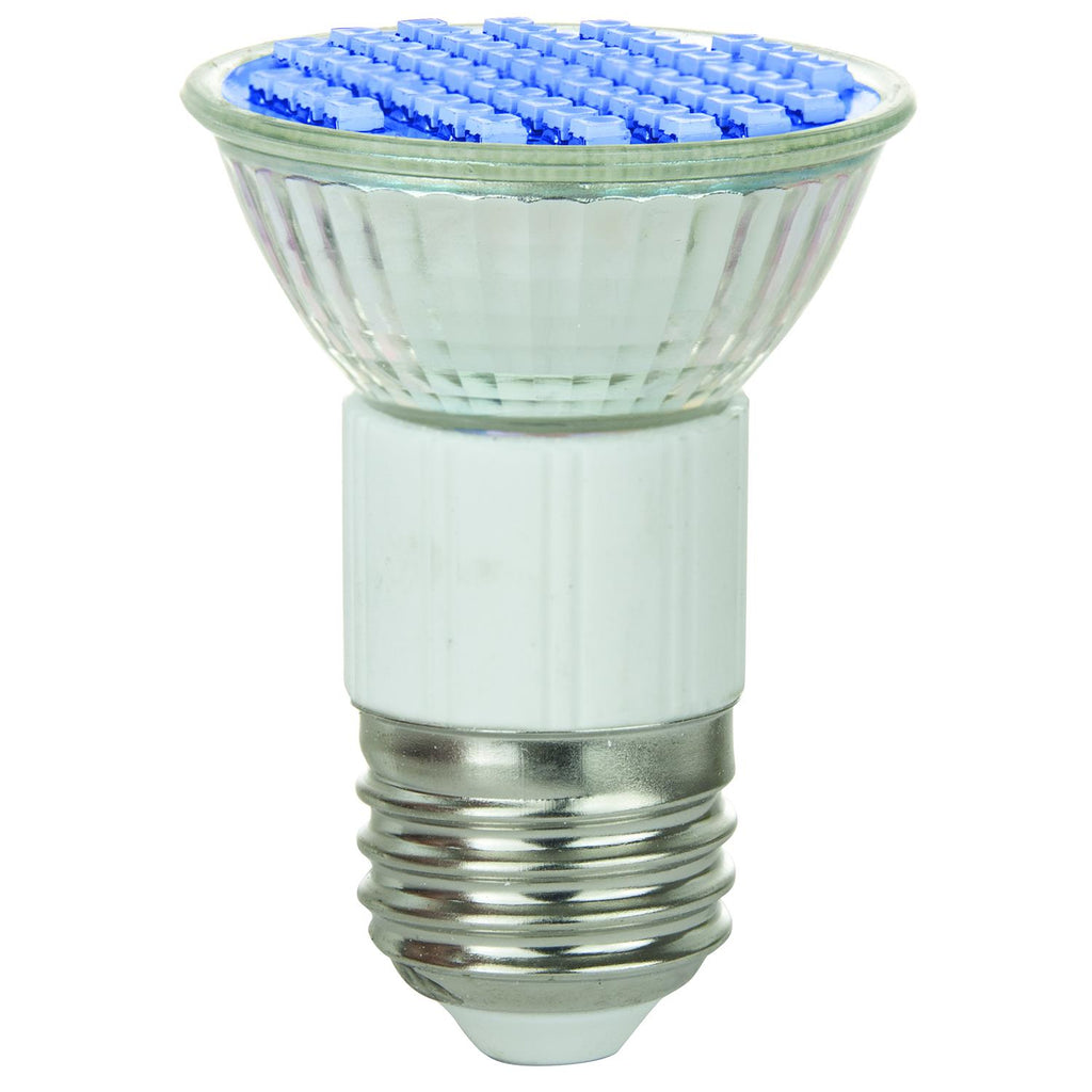 SUNLITE 80195-SU LED JDR MR16 Colored Mini Reflector 2.8w Light Bulb Blue