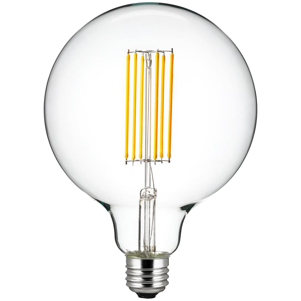 Sunlite 80463-SU LED Vintage G40 Globe 6w Light Bulb 2200K Warm White