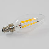 Sunlite 80635-SU Antique Filament LED 4W 2700K E12 Chandelier Light Bulb - BulbAmerica