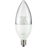 Sunlite LED B11 Clear Chandelier Light Bulb 7w 120v E12 Base 5000K - Daylight
