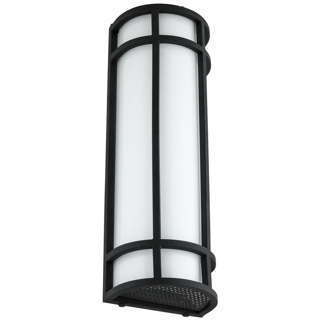 SUNLITE 20W 18in. Integrated LED Outdoor AQ Wall Sconce 3000K Warm White
