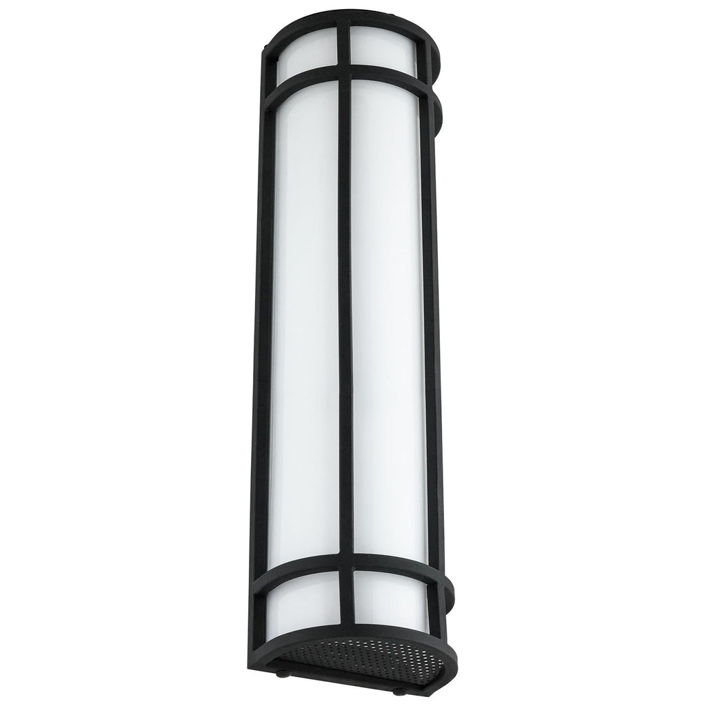 SUNLITE 23W 24in. Integrated LED Outdoor AQ Wall Sconce 3000K Warm White
