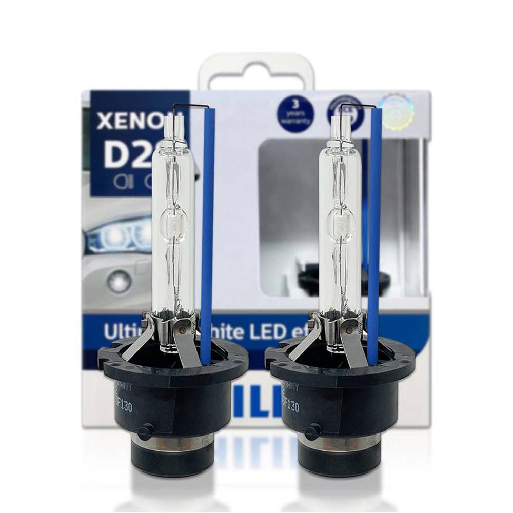 2Pk - Philips D2S WhiteVision Plus 5000K ultimate LED effect Xenon Automotive Bulb