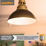 Sunlite LED A19 Light Bulb 14w GU24 Twist & Lock Base Dimmable 27K - Warm White_2