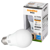 Sunlite 88301-SU LED A19 Household 10w Light Bulbs Warm White 3000K