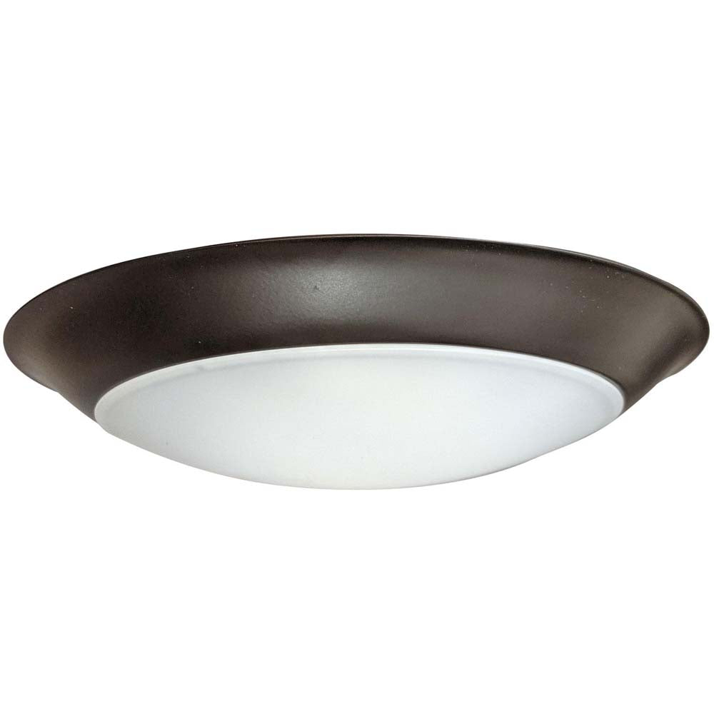 Sunlite 88385-SU 13w 6" LED Slim Disc Ceiling Fixture Bronze Warm White 3000k