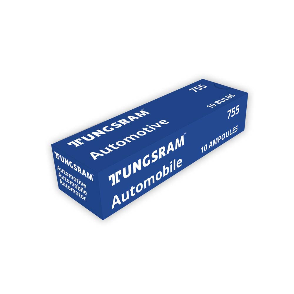 10Pk - Tungsram 755 Standard Miniatures Automotive Bulb