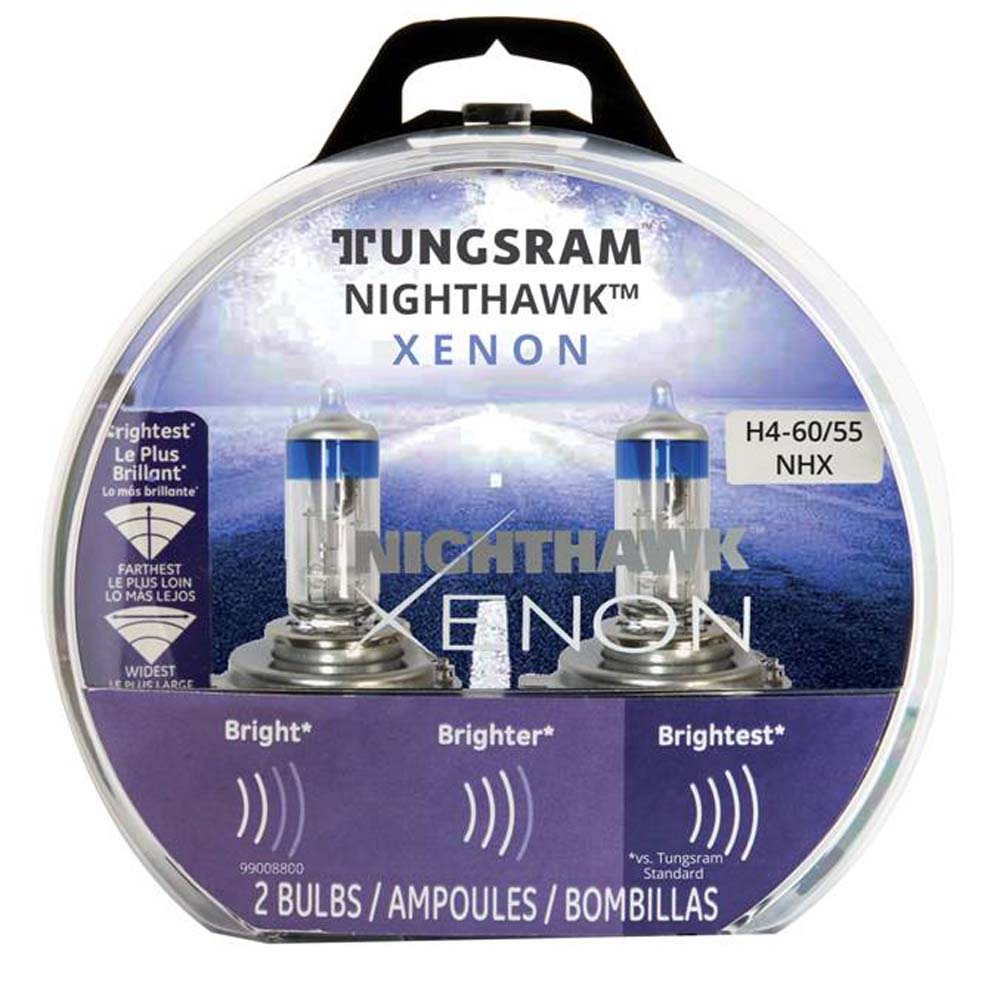 2Pk - Tungsram H4-60NH Nighthawk Xenon head lamps Automotive Bulb